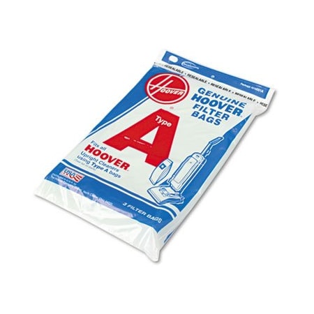 Hoover Co COMMERCIAL ELITE LIGHTWEIGHT BAG-STYLE VACUUM REPLACEMENT BAGS, 3PK 4010001A